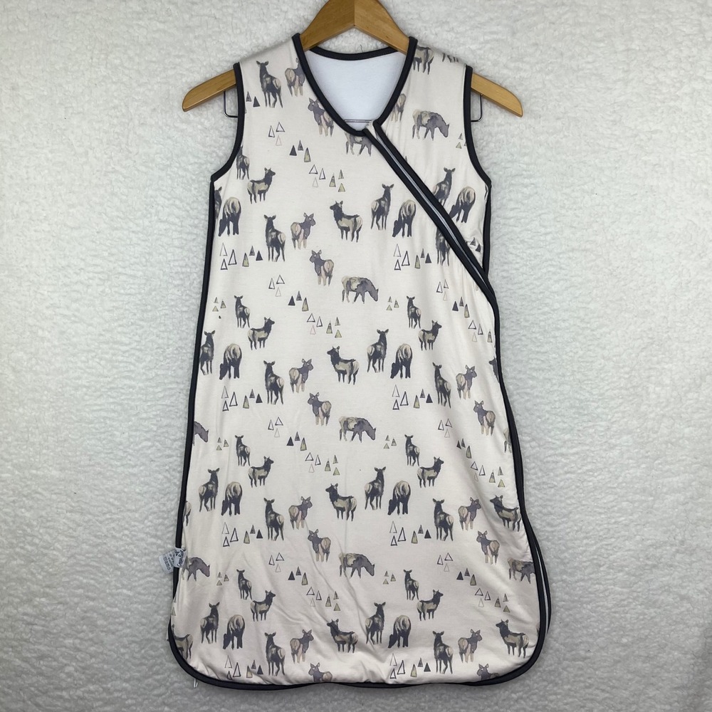 Copper Pearl Baby Sleep Bag Elk Mountain Print Neutral Wearable Blanket Large